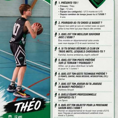 Portrait de nos basketteurs