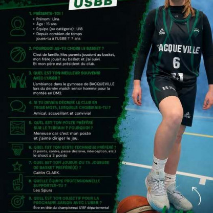 Portrait de nos basketteurs